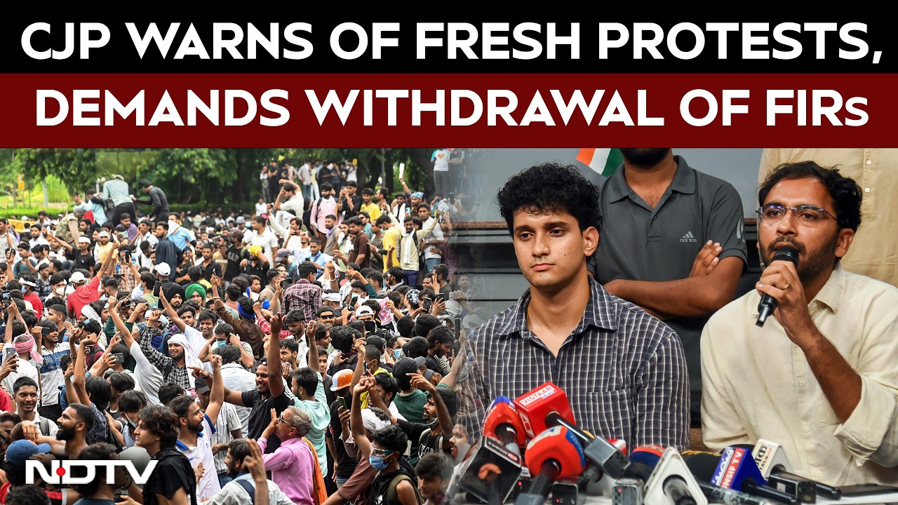 CJP Demands Withdrawal Of Cases, Release Of Students And Written Assurance From Centre