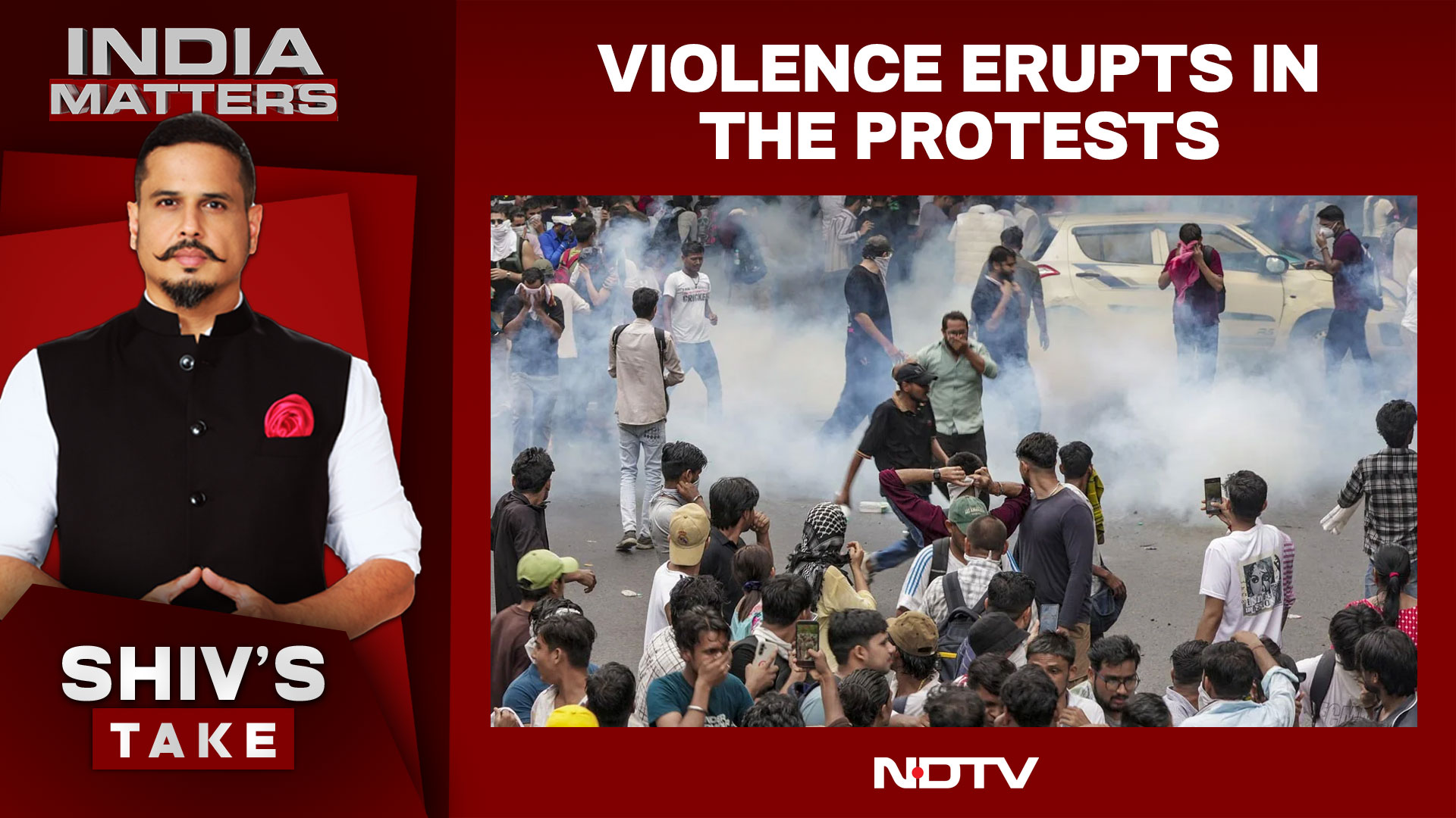 Paper Leak Fury Explodes: Protests Turn Violent In Delhi