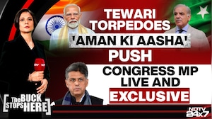 Manish Tewari on India-Pakistan Dialogue: 'Peace Without Terror Is the Only Way'