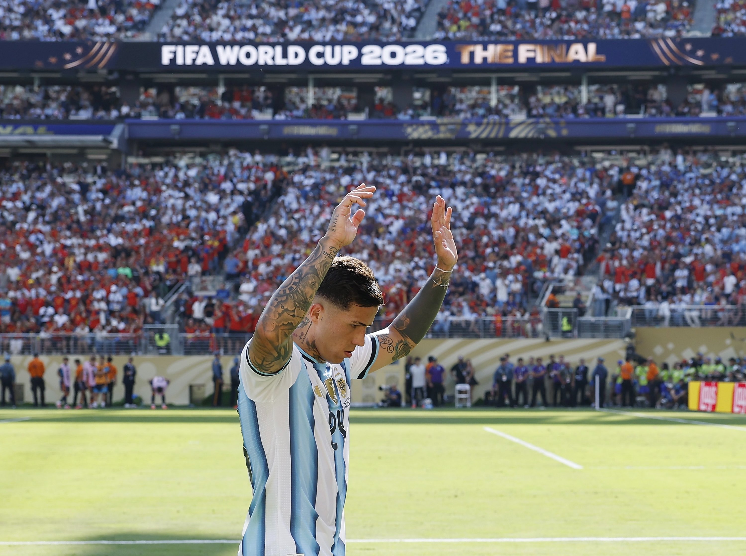 Enzo Fernandez responds after red card criticized in Argentina’s World Cup final defeat