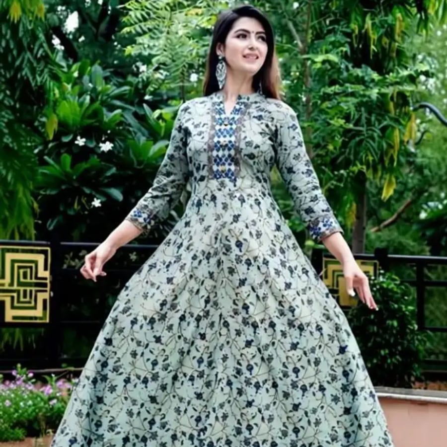Click here to buy: FROEBEL Women Floral Print Kurta (Multicolor)