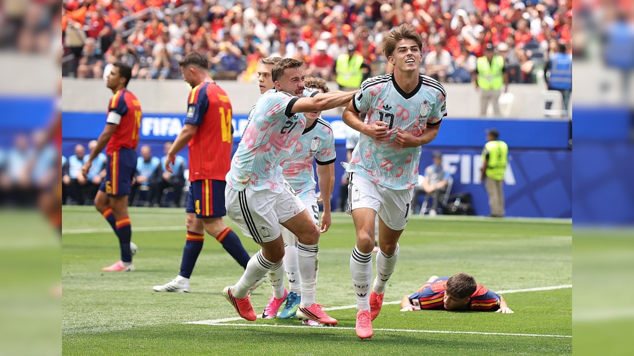 Belgium's Charles De Ketelaere Ends Spain's Guinness World Cup Record Run