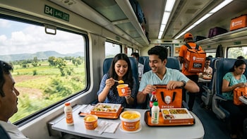 Swiggy's 'Food On Train' Sees Solid Q1 Demand; Ice Cream, Soft Drinks, Lassi Orders Soar Up To 350%