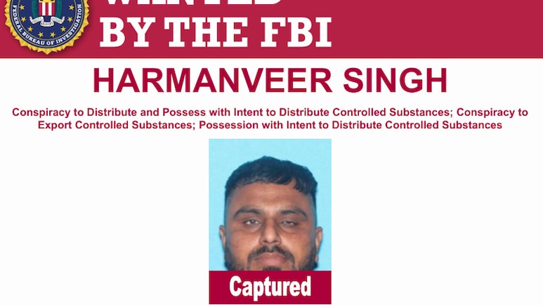 FBI Arrests Indian National Harmanveer Singh In Drug Trafficking Case