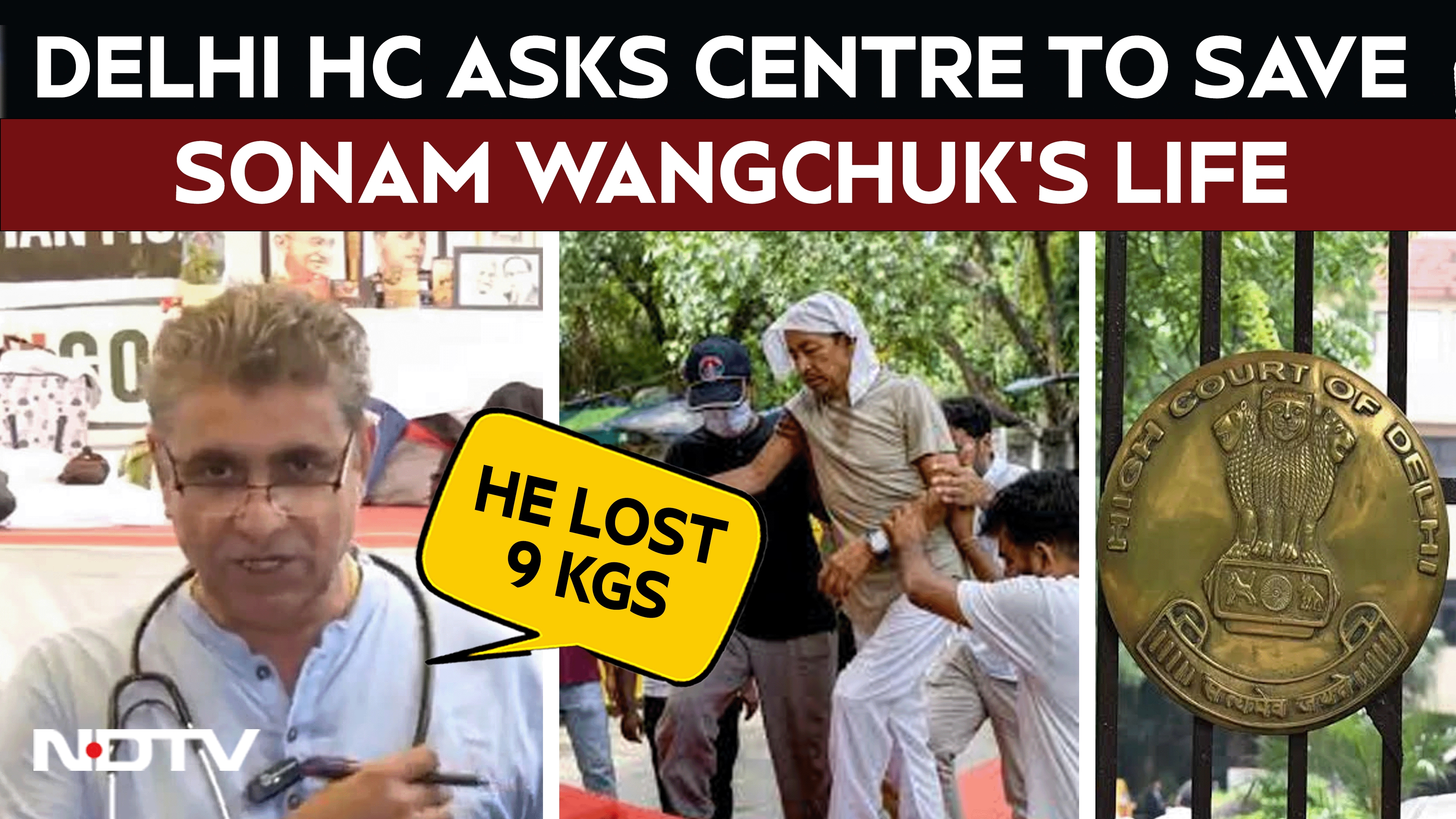 Sonam Wangchuk Hunger Strike | Wangchuk Loses 9 Kgs, Delhi HC Orders Centre To Save Him