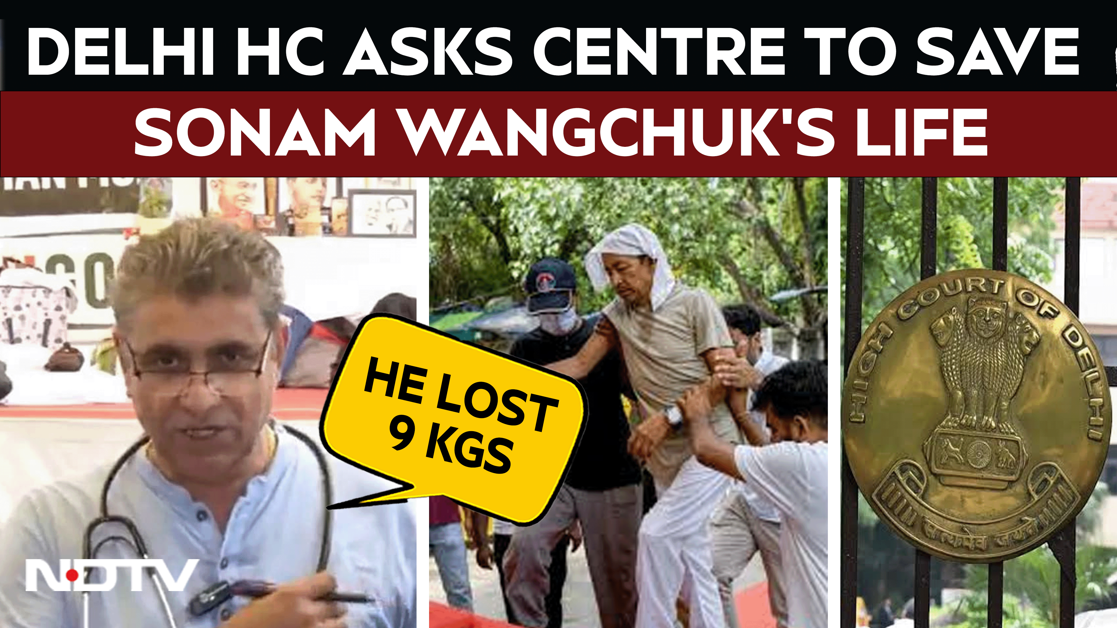 Sonam Wangchuk Hunger Strike | Wangchuk Loses 9 Kgs, Delhi HC Orders Centre To Save Him