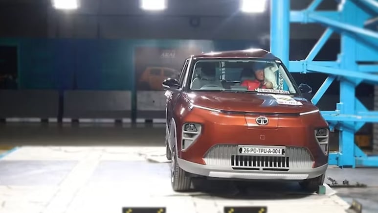 Tata Punch EV Facelift Bags 5-Star Bharat NCAP Rating