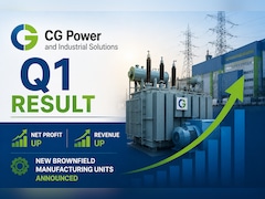 CG Power Q1 Results: Profit Rises 16%, Revenue Up 14%; Shares Fall