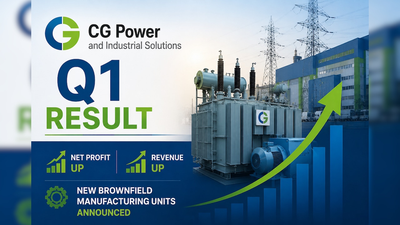 CG Power Q1 Results: Profit Rises 16%, Revenue Up 14%; Shares Fall