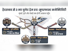हैदराबाद से तीन-तीन रूट पर दौड़ेगी बुलेट ट्रेन, मुंबई-पुणे से लेकर चेन्नई-बेंगलुरु तक सुपरफास्ट कनेक्टिविटी