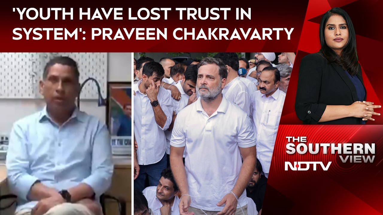 'Youth Have Lost Trust In The System': Praveen Chakravarty On Congress Protest