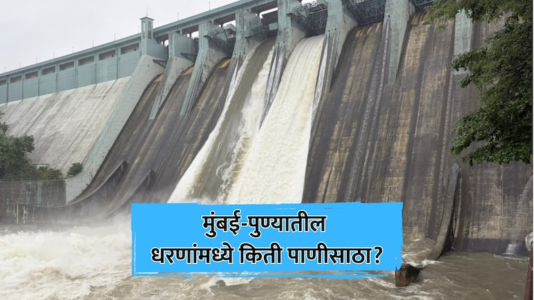 Mumbai-Pune Dam Water Level: गुडन्यूज! मुंबई-पुणेकरांची पाण्याची चिंता मिटली; दोन्हीकडील धरणांत किती जलसाठा?