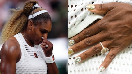 Serena Williams' $3 Million Ring And Diamond Nails Steal The Show At Wimbledon