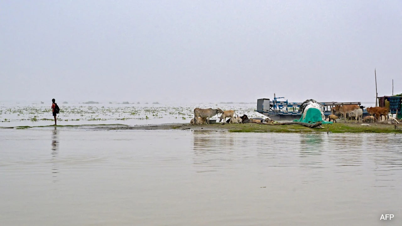 Railway Tracks Washed Away, Severely Damaged Amid Assam Floods