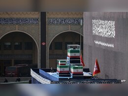 Mourners Throng Funeral Procession In Tehran For Iran's Supreme Leader Ayatollah Ali Khamenei