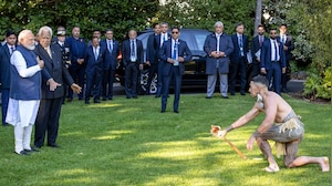 PM Modi Receives Ceremonial Welcome At Government House In New Zealand