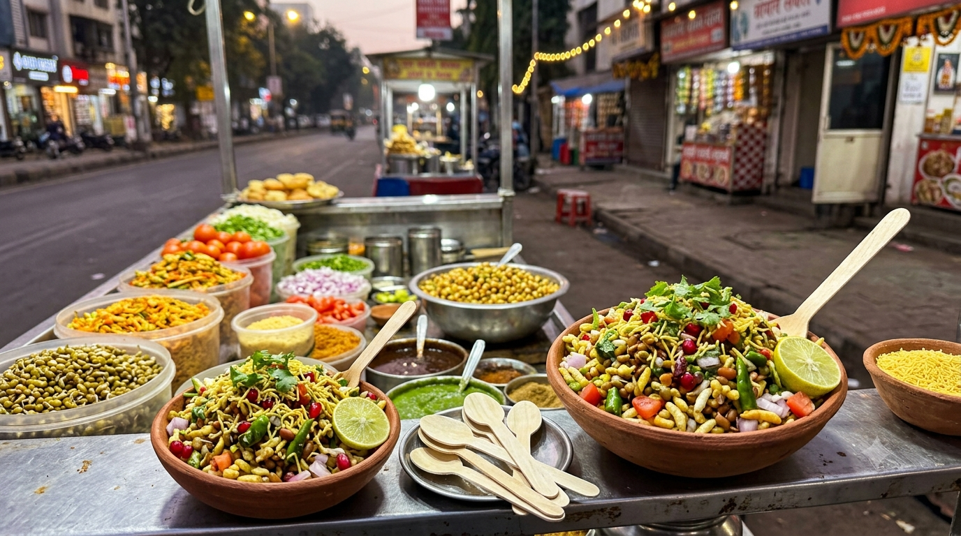 This Pune-Style Matki Bhel Is A Healthy Snack You'll Want On Repeat
