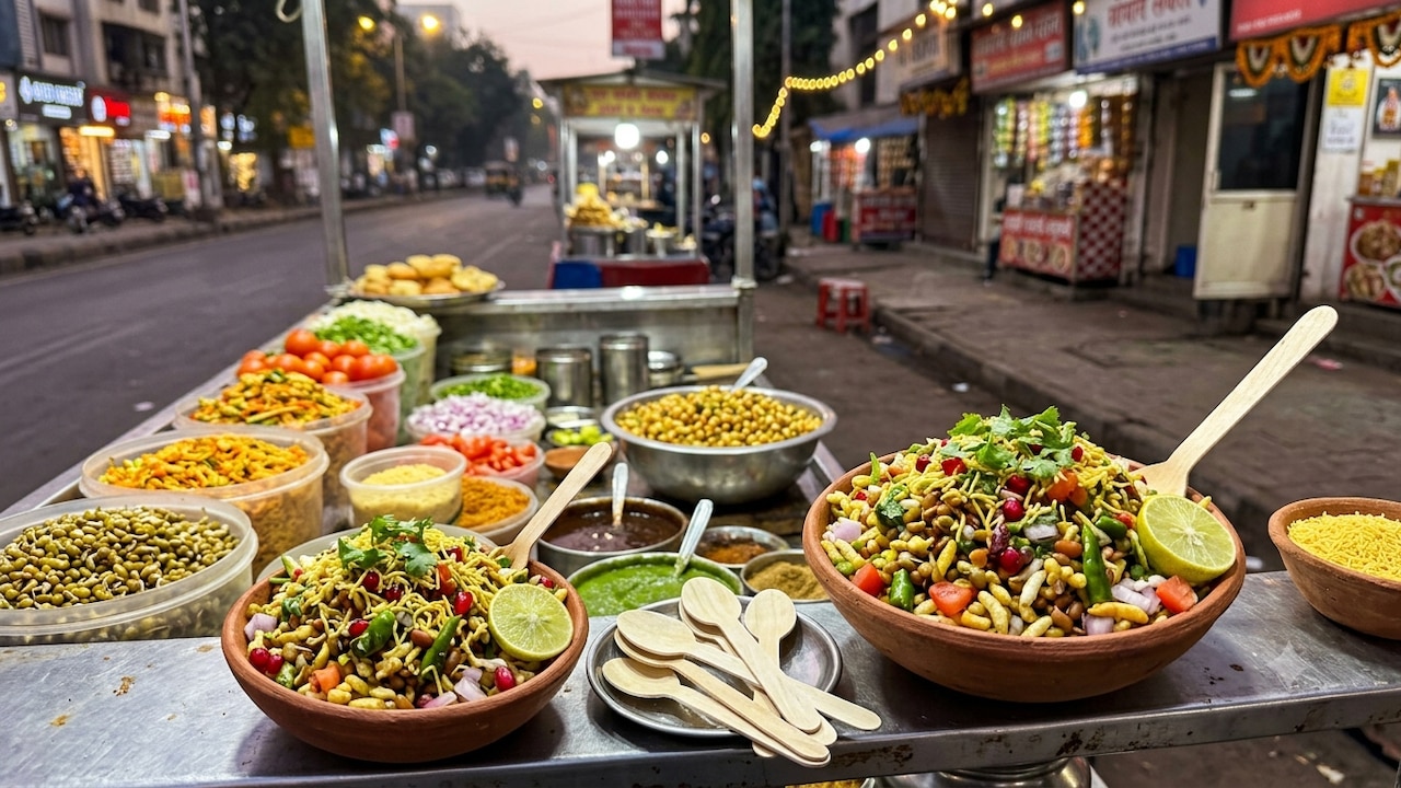 This Pune-Style Matki Bhel Is A Healthy Snack You'll Want On Repeat