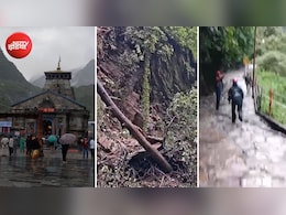 भारी बारिश और भू-स्खलन से केदारनाथ यात्रा का पैदल मार्ग बंद, गौरीकुंड के आगे टूटी पहाड़ी टूटी