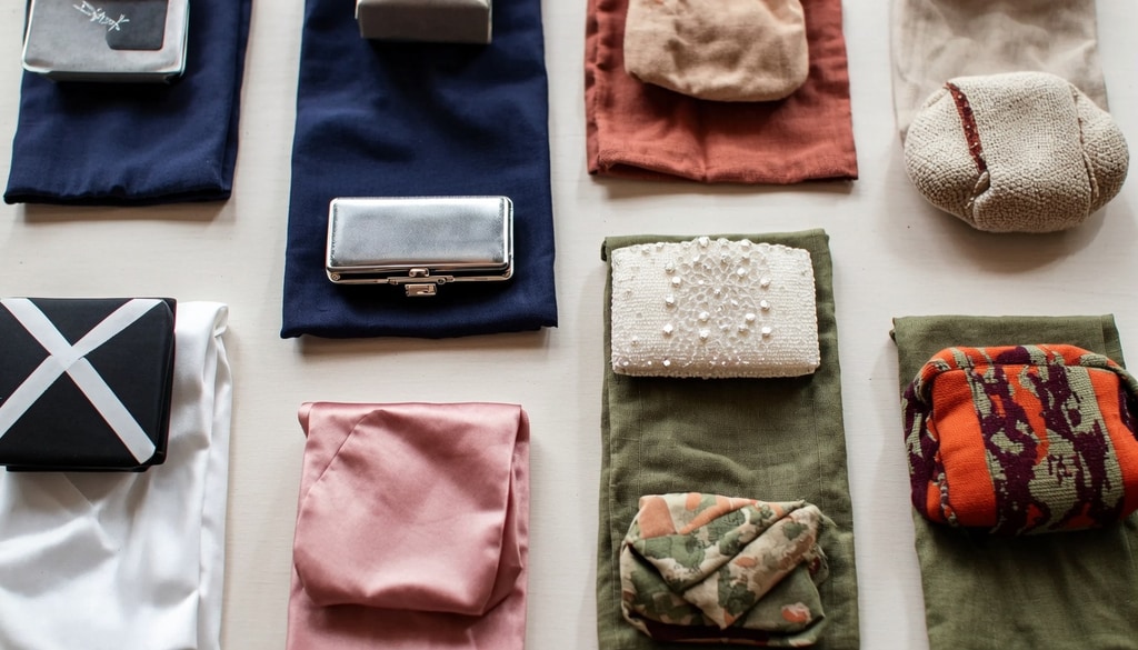 Complete your wedding ensemble with this elegant embroidered clutch featuring delicate floral detailing.