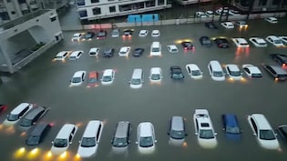 Video: Over 50 Cars Submerged As Rain Floods Parking Lot In Gujarat's Valsad