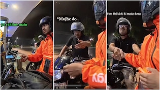 बारिश में भीगे नोट लेकर पंप वाले से मदद मांगता रहा स्विगी बॉय, फिर अंकल ने जो किया वो देख सैल्यूट कर रहे लोग