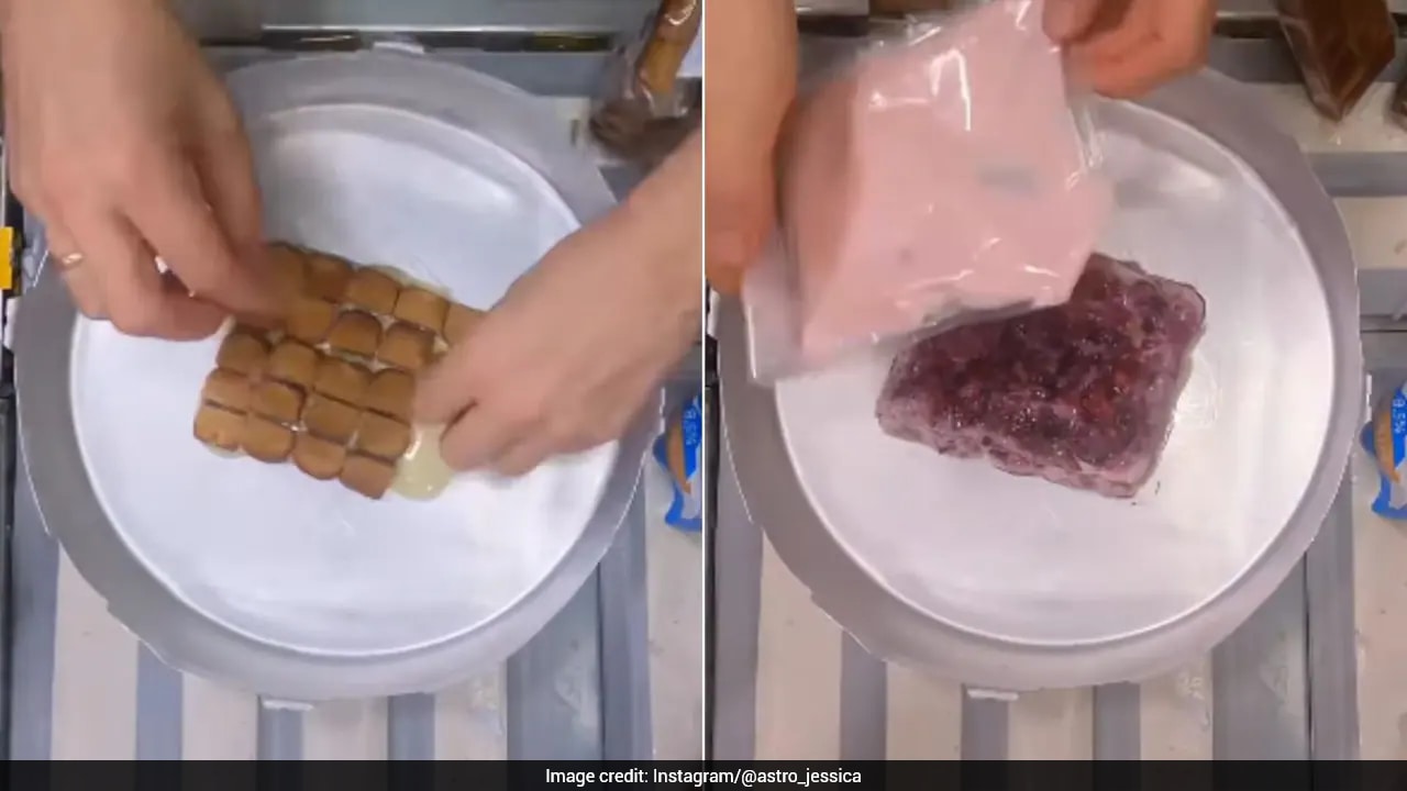 Astronauts Whip Up A Stunning "Space Cake" On International Space Station