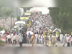Shambhu, Again. Farmers' March To Delhi Stopped At Haryana Border