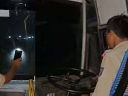 Video: Karnataka Bus Without Functioning Headlights Driven Using Phone Torch