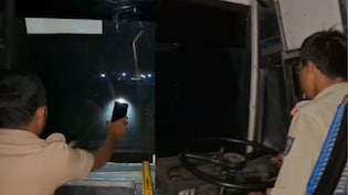 Video: Karnataka Bus Without Functioning Headlights Driven Using Phone Torch