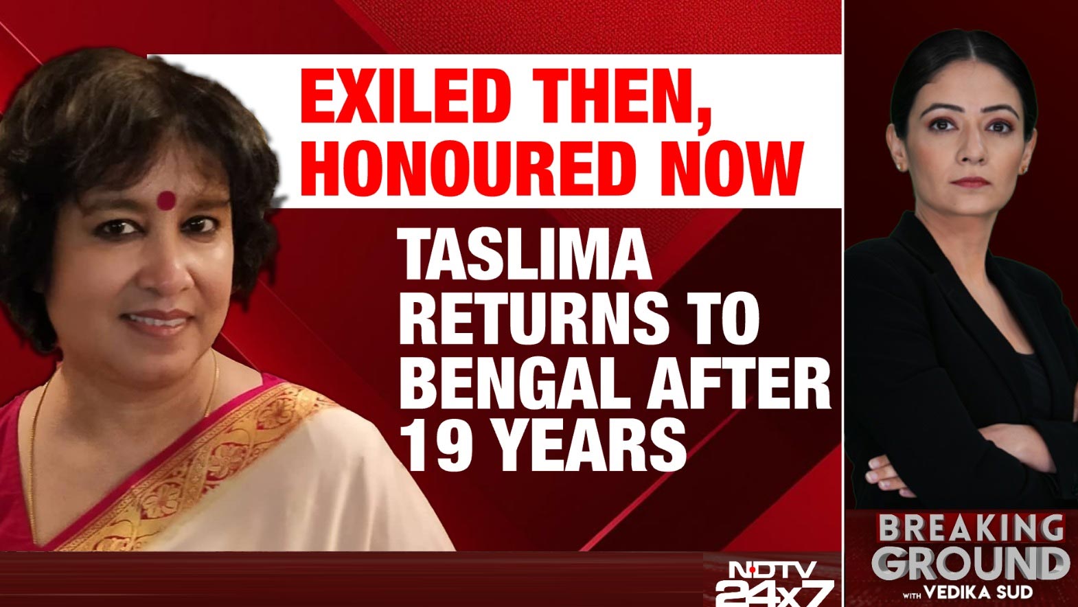 Taslima Nasreen Returns To Kolkata 19 Years After She Was Forced To Leave