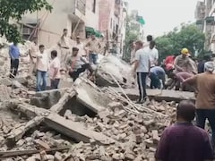 Four-Storey Building Collapses In Delhi's Rohini, Rescue Teams Rush To Site