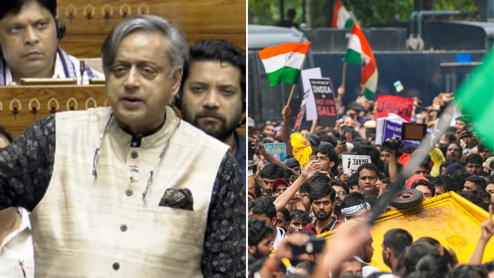 CJP Protest, NEET Paper Leak, NEET Leak, Lok Sabha: Focus Needs To Be On Prevention, Not Punishment: Shashi Tharoor On Paper Leaks