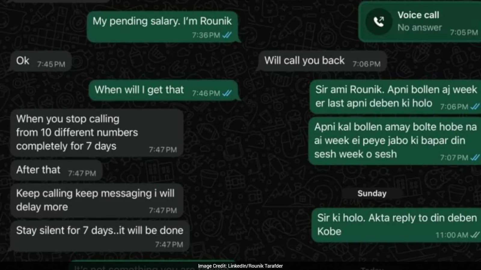 Ex-Employee Calls Out Boss For Withholding Rs 10,000 Pending Salary After 1 Year