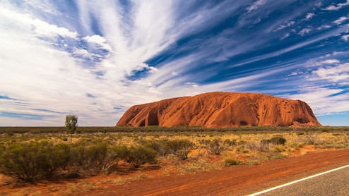 Which Mountain Changes Colour Throughout The Day?