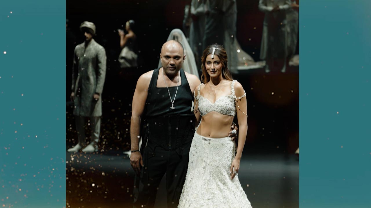 Ananya Panday Shines As Showstopper At Designer Gaurav Gupta's Couture Showcase