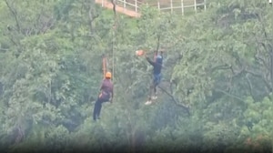 Zipline Fault Leaves Man Hanging Over 3,500-Foot Gorge In Maharashtra