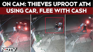 Odisha News | Thieves Drag Out ATM Using SUV Car, Flee After Looting The Cash, Probe Underway
