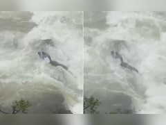 Video: College Students Cross Barricade, Get Trapped At Karnataka Waterfall