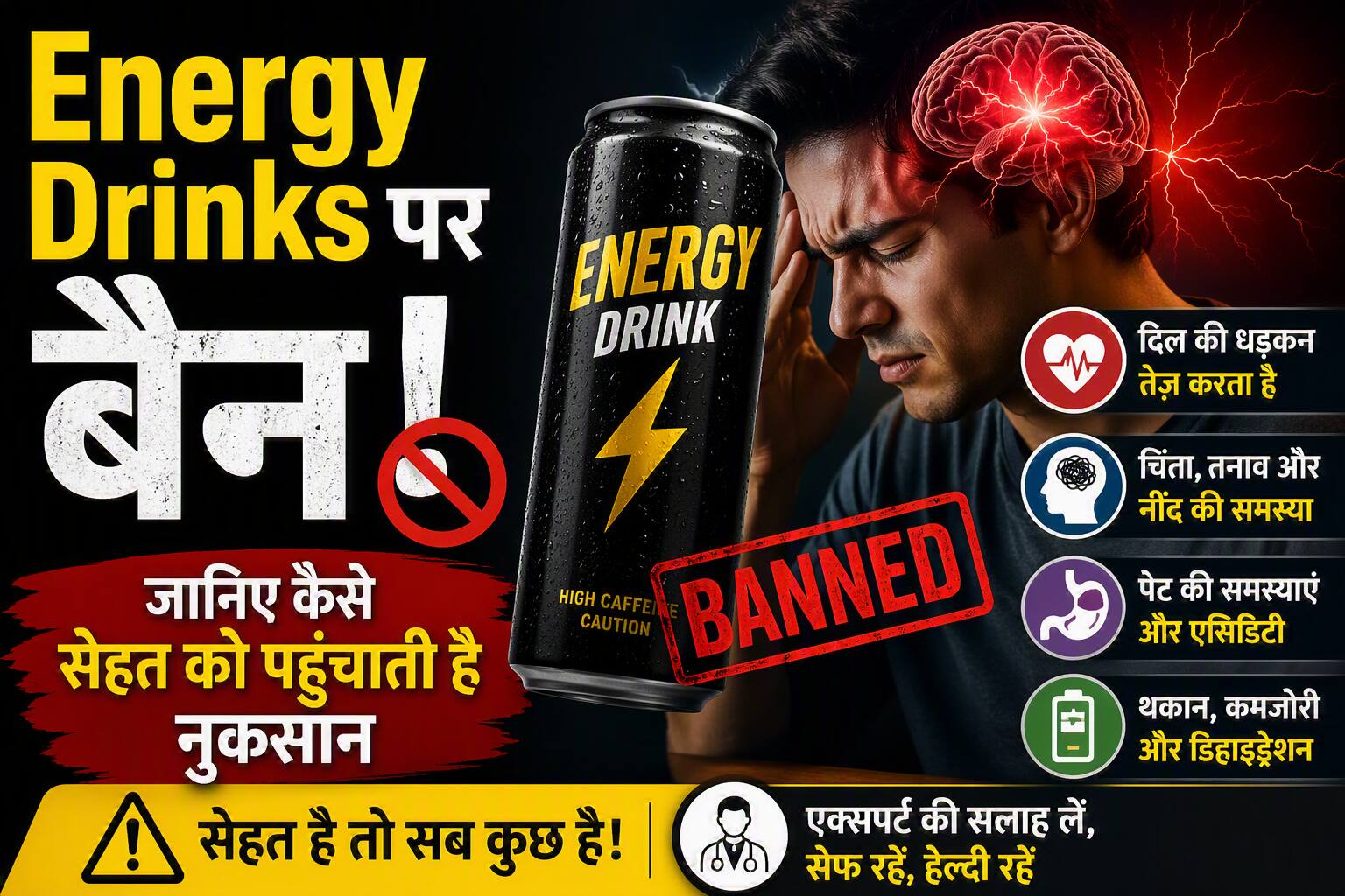क्या सच में एनर्जी देती हैं Energy Drinks? FSSAI के नोटिस के बाद जानिए इनका पूरा सच