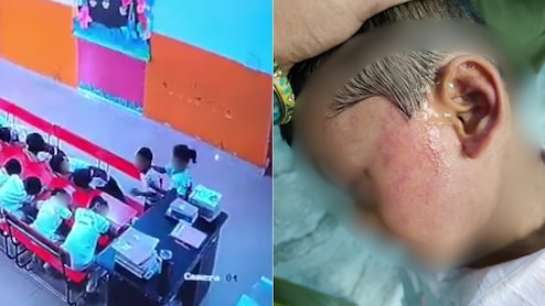 Teacher Not In Room, Class Monitor Thrashes Nursery Student For Raising Head
