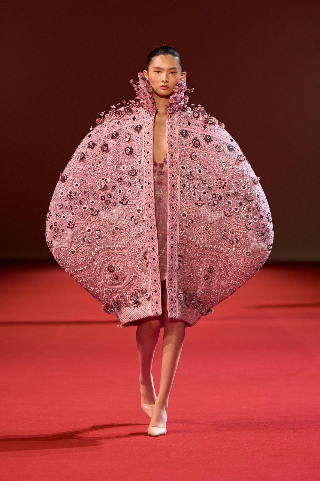 The colour palette moved between rich jewel tones, soft pastels, and metallic accents, reflecting different facets of motherhood. The colour palette moved between rich jewel tones, soft pastels, and metallic accents, reflecting different facets of motherhood.