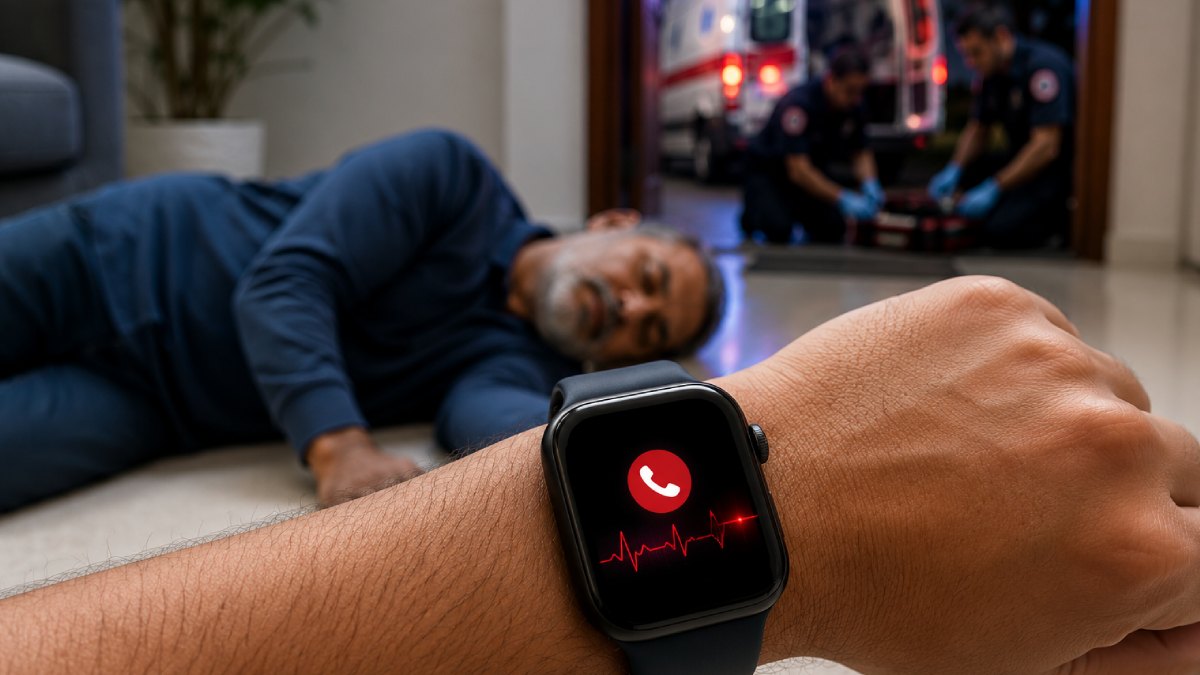Apple Watch ने बचाई शख्स की जान! गिरते ही अपने आप लग गई इमरजेंसी कॉल, इस फीचर का कमाल