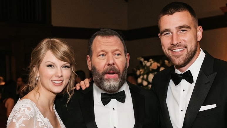 Travis Kelce's Emoji-Only Reply To AI Wedding Pic With Taylor Swift