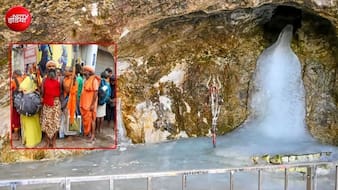 भले ही शिवलिंग पिघल गया हो, लेकिन अटूट आस्था हर दिन तीर्थयात्रियों को अमरनाथ गुफा तक खींच रही