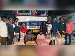 Ganja Worth Rs 1.18 Crore Hidden In Truck Seized Near Hyderabad, 2 Arrested