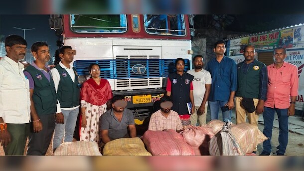 Ganja Worth Rs 1.18 Crore Hidden In Truck Seized Near Hyderabad, 2 Arrested