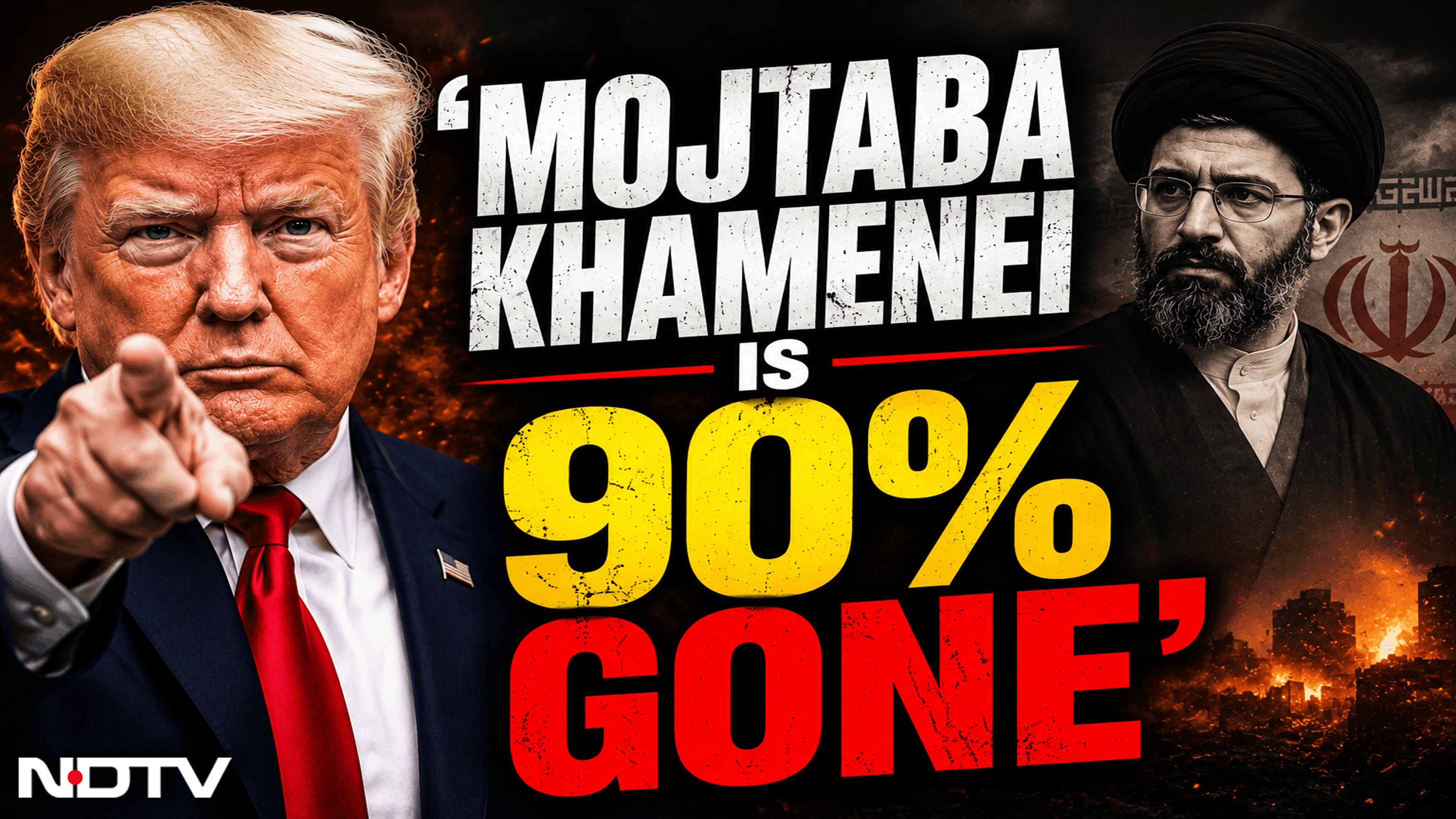 US Iran War | 'Mojtaba Khamenei Is 90% Gone': Trump's Big Claim As US Strikes Iran Again
