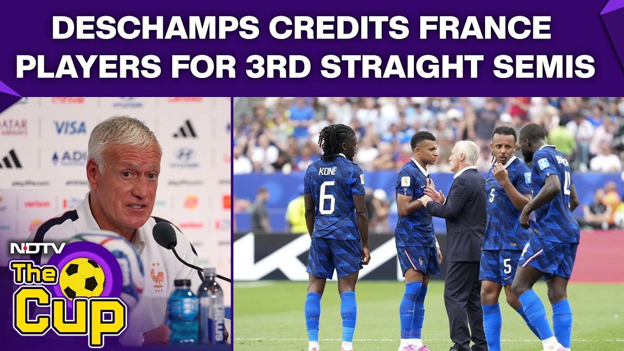 FIFA World Cup | France Coach Deschamps Credits The Players For 3rd Semifinal In A Row