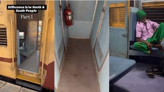 Passenger Shows Clean Tamil Nadu Train, Compares It To North Indian Trains
